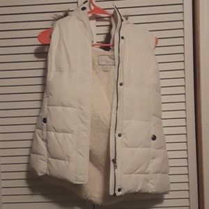 White winter vest